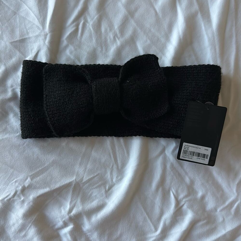 Forever 21 bow black head band
